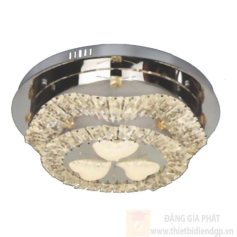Đèn ốp trần Led tròn Ø500*H150, 3 màu ánh sáng, remote